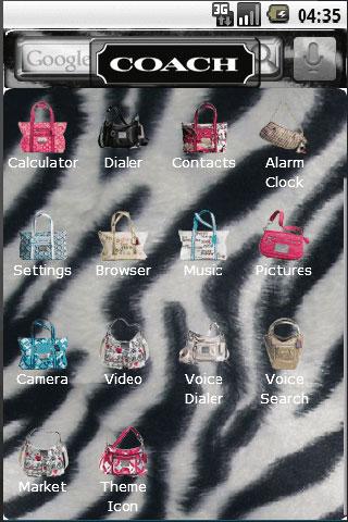 Zebra Coach Android Themes
