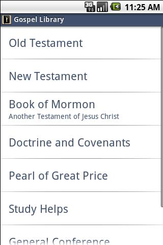 Gospel Library Android Reference