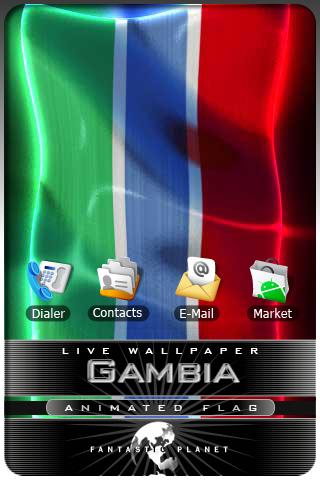 GAMBIA LIVE FLAG Android Lifestyle