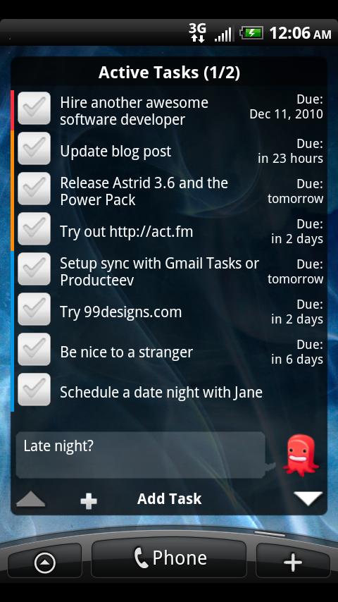 Astrid Power Pack Android Productivity