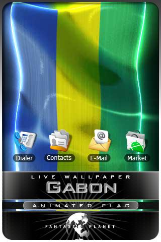 Gabon LIVE FLAG