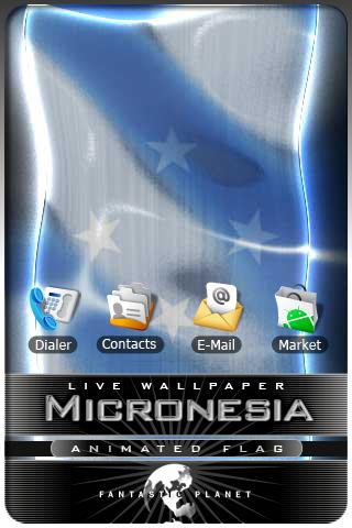 F.MICRONESIA LIVE FLAG Android Themes