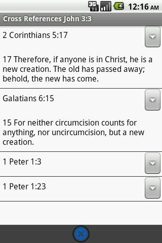 ESV for CadreBible Android Reference
