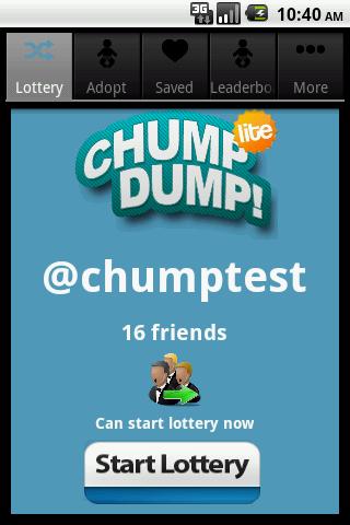 ChumpDump lite Android Social