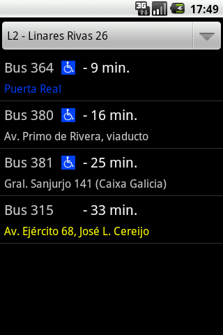 Bus Coruña Android Travel & Local