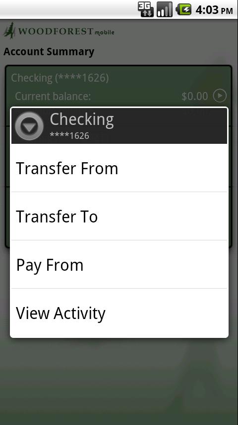 Woodforest Mobile Banking Android Finance