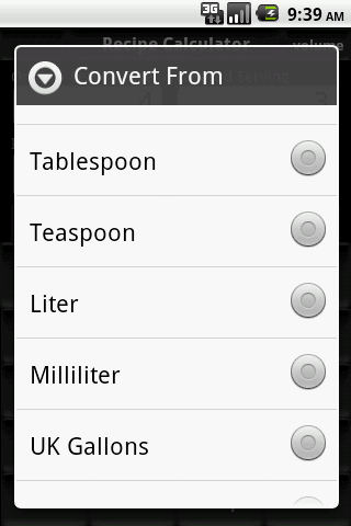 Recipe Calculator Android Productivity