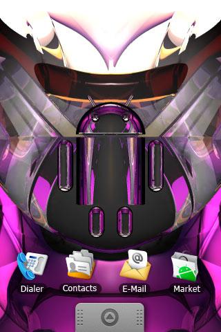 DROID PURPLE live wallpapers Android Lifestyle