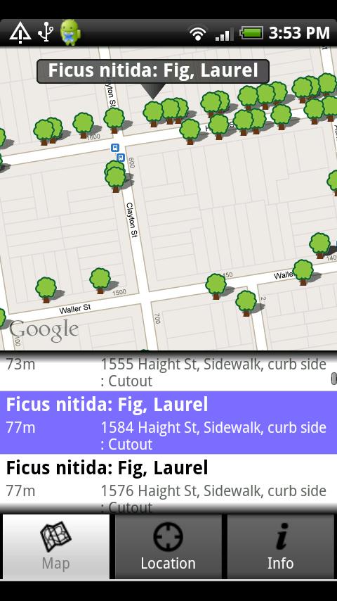 SF Trees Android Reference