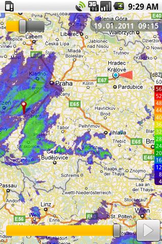 Meteor – CHMI meteoradar Android Weather