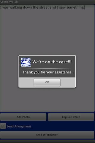 Crime Watch Android Demo
