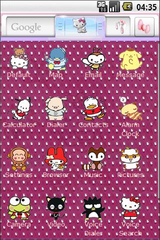 Hello Kitty & Friends Android Personalization