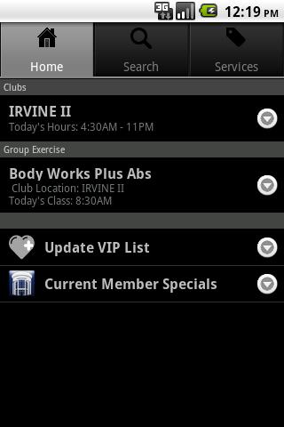 LA Fitness Mobile Android Health