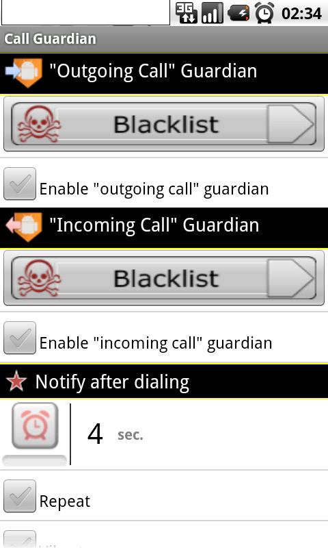 Call Guardian (Guard) Android Tools
