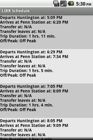 LIRR Schedule Android Travel & Local