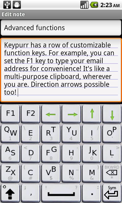 Keypurr Android Productivity