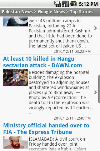 Pakistan News Android News & Weather