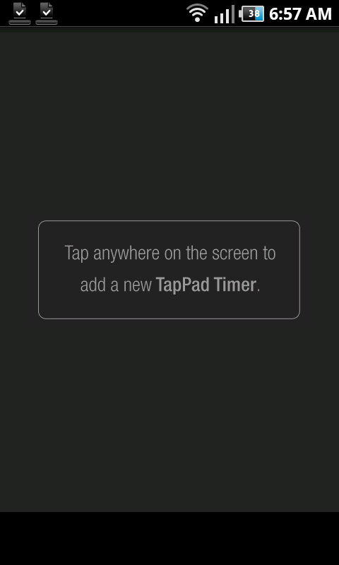 TapPad Timer