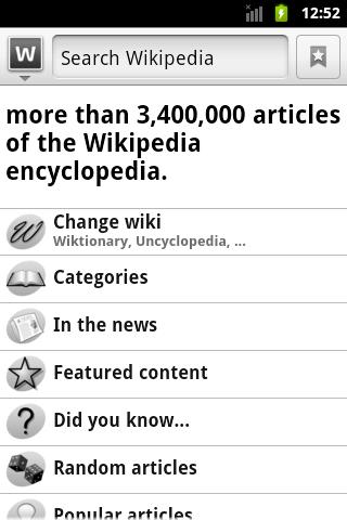 Wapedia: Mobile Wikis Android Books & Reference