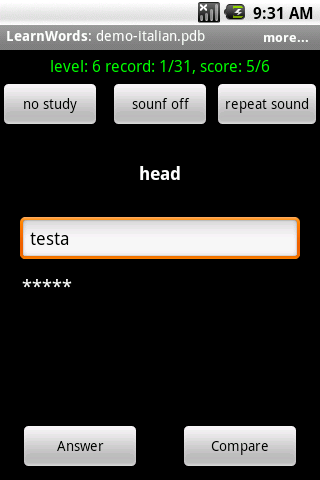 LearnWords Android Education