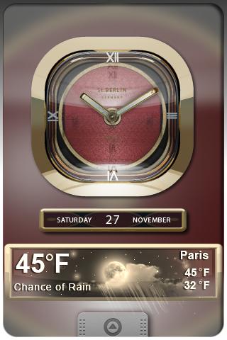 DALA weather clock widget Android Themes