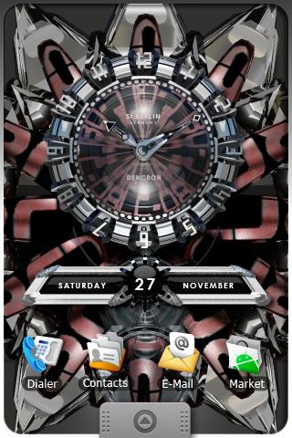 DENCRON alarm clock widget Android Themes