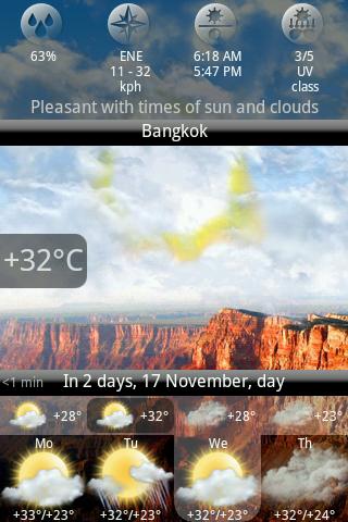 Animated Weather Free Android Weather