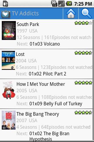 TV Addicts Lite Android Entertainment