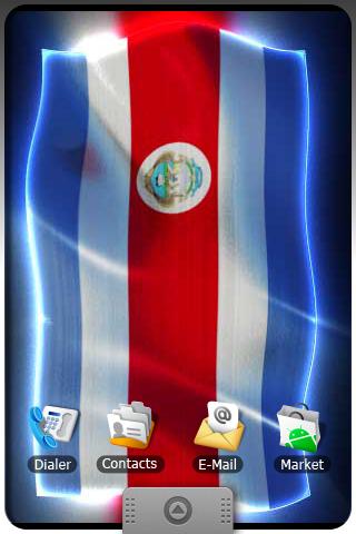 COSTA RICA LIVE FLAG Android Entertainment