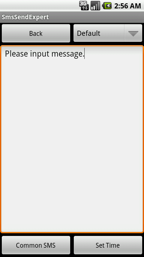 SMSSendExpert Android Communication