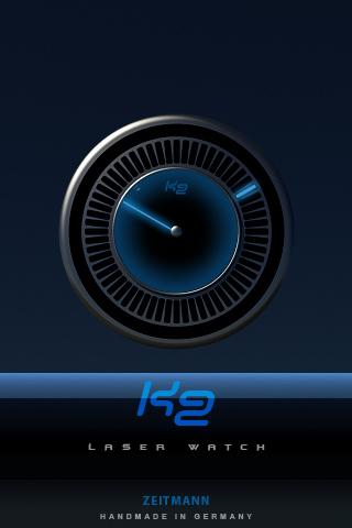 K2 alarm clock widget theme