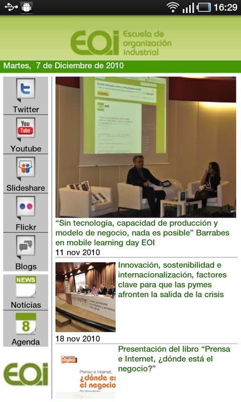 Live EOI Android Social