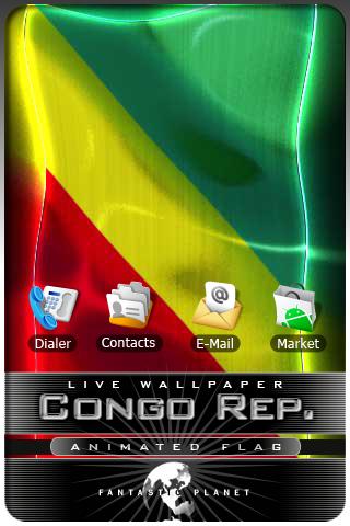 CONGO REP LIVE FLAG Android Themes