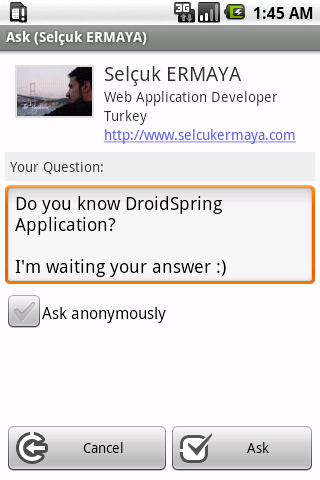 DroidSpring Android Social