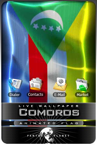 COMOROS LIVE FLAG Android Entertainment