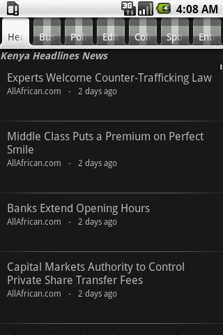 Kenyan News for Android Android News & Weather
