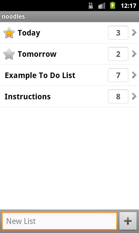 noodles – ToDo List Android Productivity