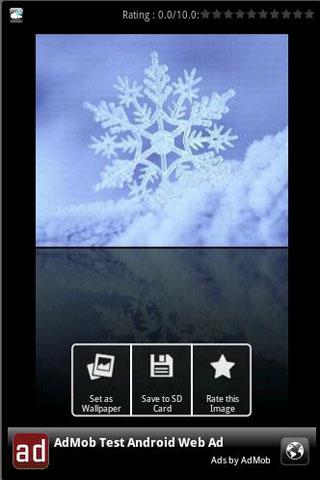 Snowflake Wallpapers Android Themes