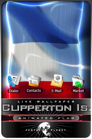 CLIPPERTON IS LIVE FLAG