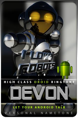 DEVON nametone droid Android Entertainment