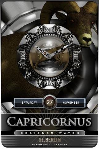 CAPRICORNUS Clock Widget Android Lifestyle