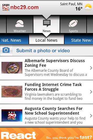 NBC29 Mobile Local News Android News & Weather
