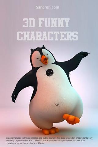 3D Funny Characters Wallpapers