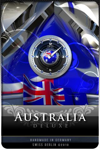 AUSTRALIA alarm clock widget