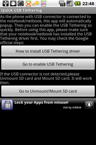 USB Tethering Android Communication