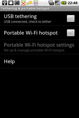 USB Tethering Android Communication