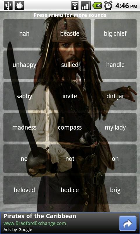 Jack Sparrow Soundboard Android Entertainment