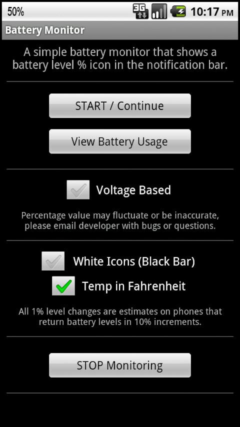 Battery Monitor Android Tools