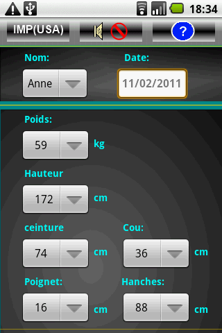 Version Essai/Santé d’Individu Android Health & Fitness