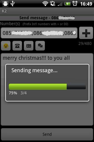 K2 Irish Web Texter Android Communication